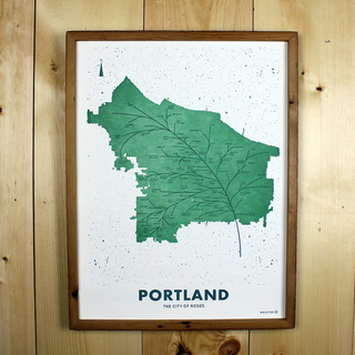 Illustration for article titled Maps of Cities Transformed Into Leaves